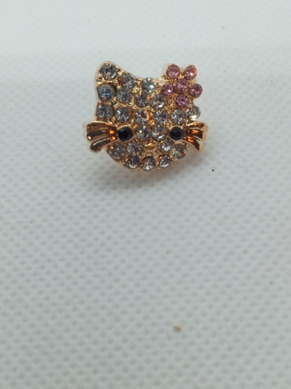 CRYSTAL KITTY EARRINGS - Picture 6 of 7